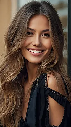 Shimmering Winter Hair