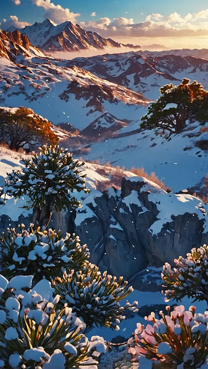 Snowy Mountain Majesty
