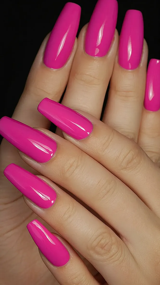 Envious Pink Nails