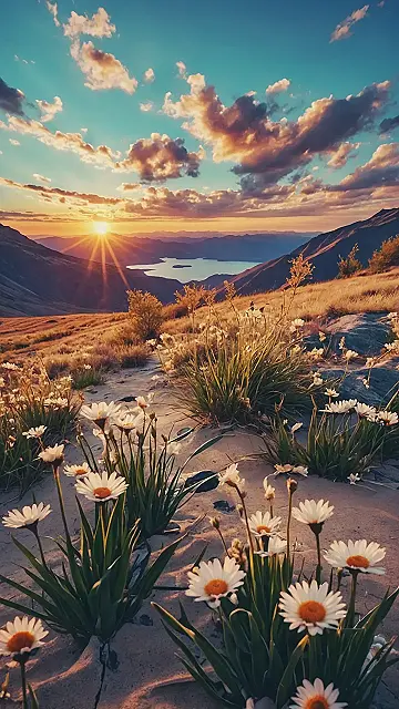 Daisy Sunset Serenade