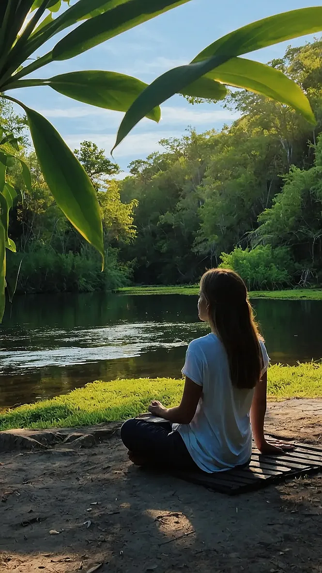 River's Gentle Flow