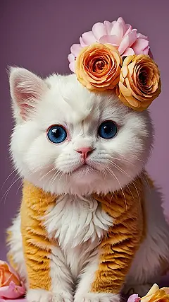Flower Power Kitty