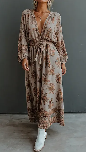 Boho Chic: Fall’s Floral Fantasy
