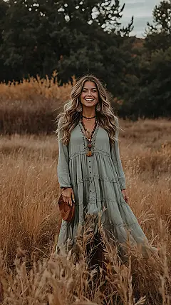 Boho Fall Vibes: She’s Got the Look!