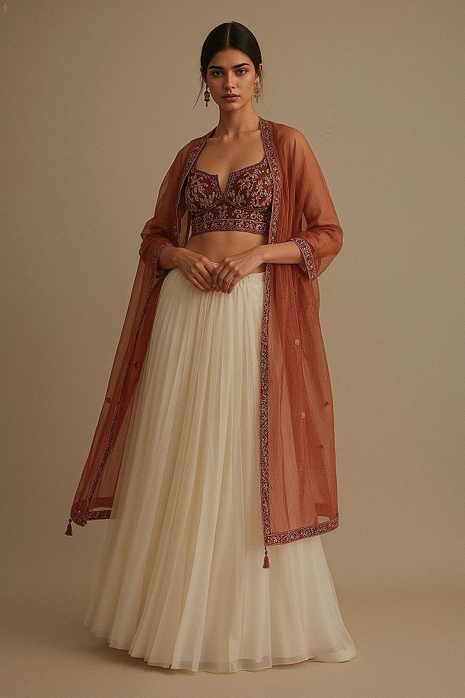 Indo-Western Saree Gown: Fusion Elegance for Modern Indian Weddings