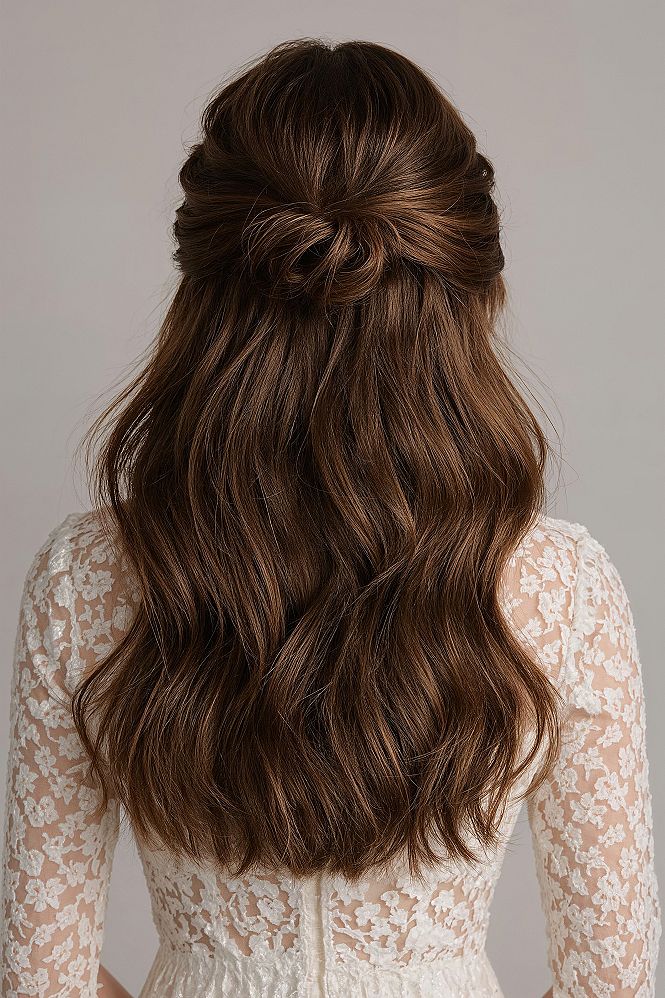 Elegant Half-Up Hairstyles for Long Layered Hair