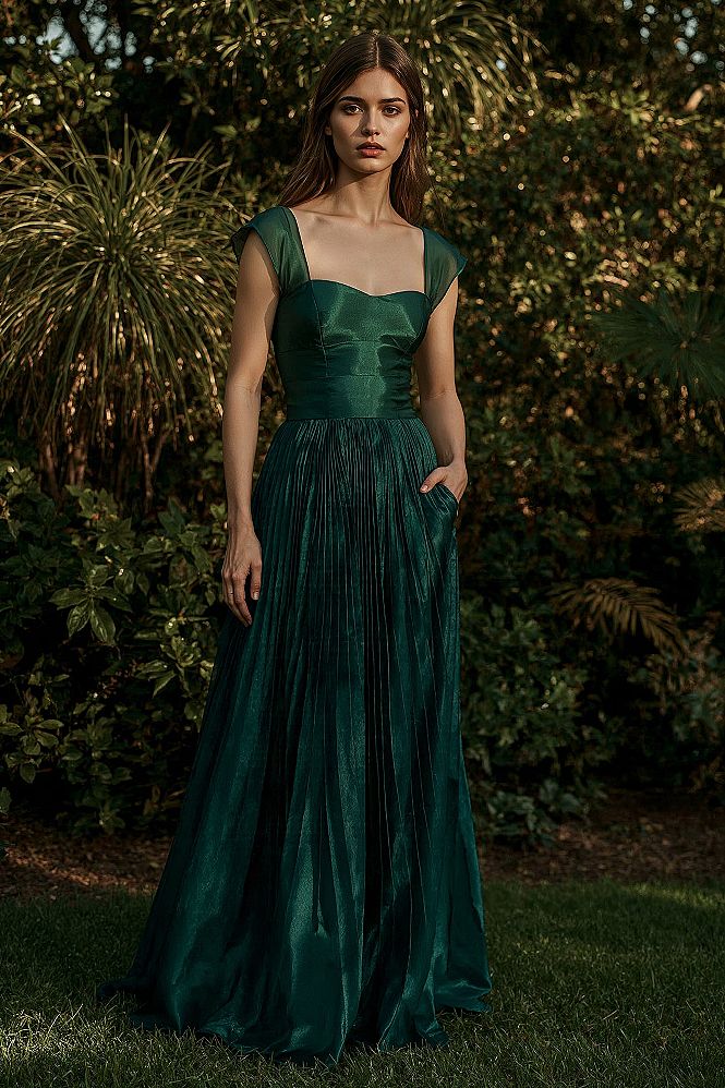 Stunning Emerald Green Gowns: The Ultimate Reception Attire