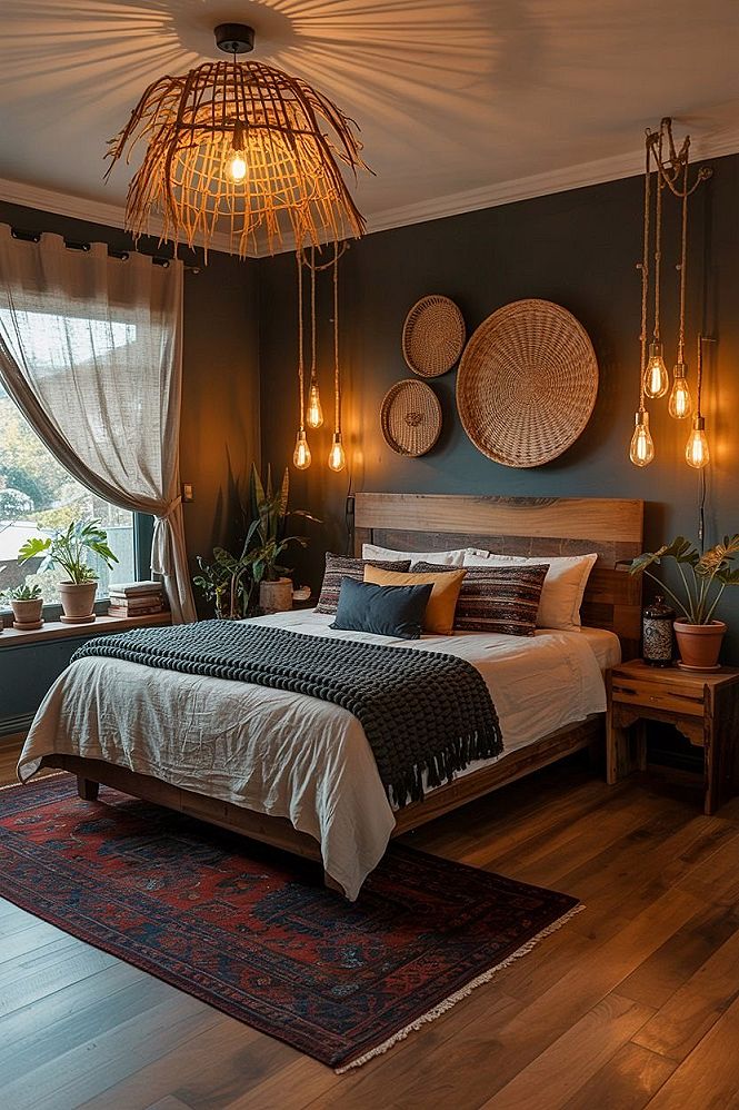 Stunning Royal Blue Boho Bedroom Ideas for Your Next Room Makeover