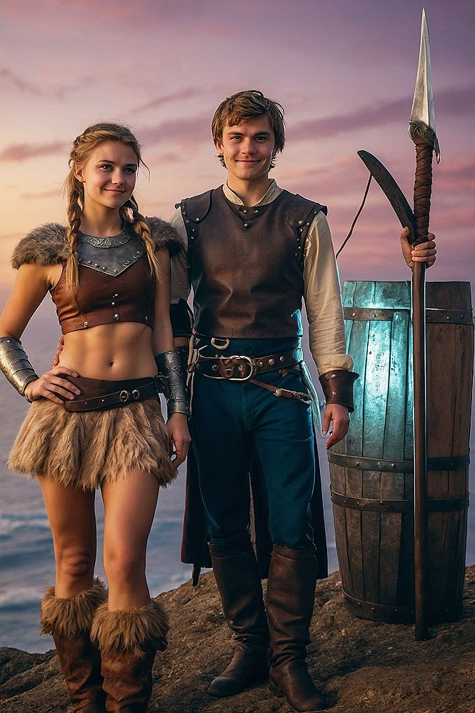 Crafting A Classic Astrid And Hiccup Costume Set
