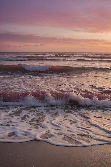Using Coastal Pink Ocean Views for Your Phone Background