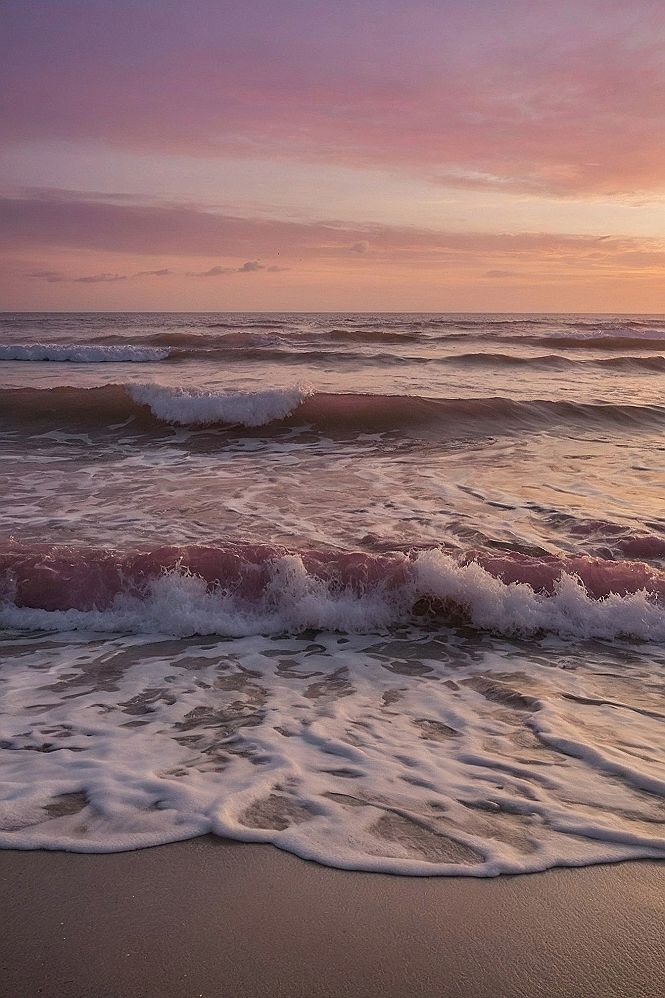 Using Coastal Pink Ocean Views for Your Phone Background