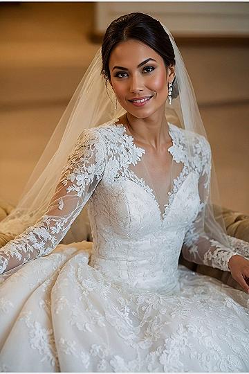 Choosing a Long Sleeve Lace Wedding Gown