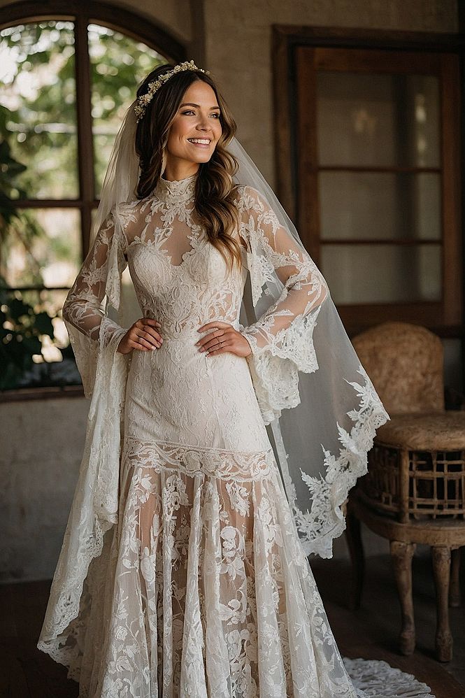 Understanding Bell Sleeve Boho Wedding Gowns