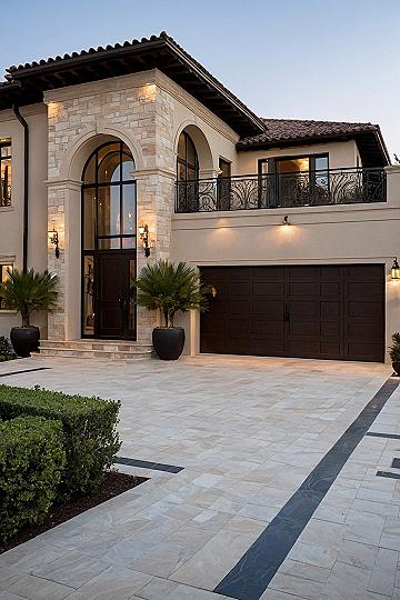 Blending Tuscan Architecture With Modern Design Elements