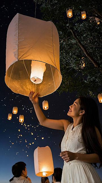 Creating Magical Moments With Floating Paper Lanterns