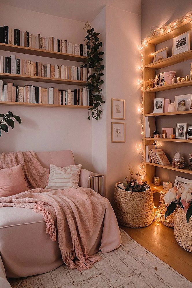 Creating a Pastel Reading Nook with Soft Lighting