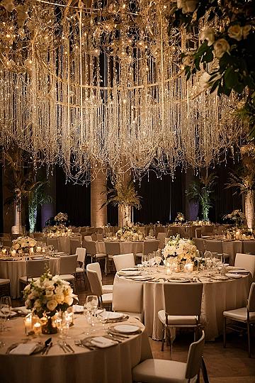 Hanging Ceiling Installations and Dramatic Lighting for Large Indoor Spaces