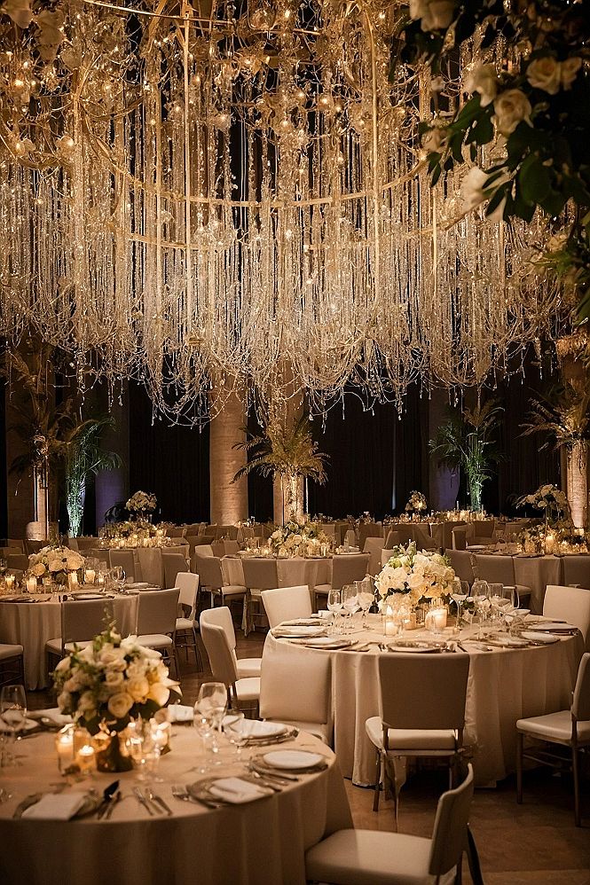 Hanging Ceiling Installations and Dramatic Lighting for Large Indoor Spaces