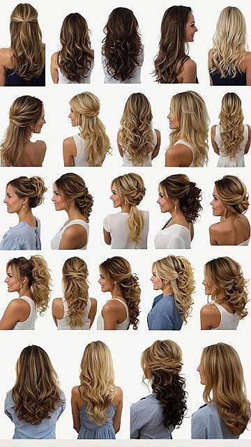 Choosing Soft Half Up Half Down Styles