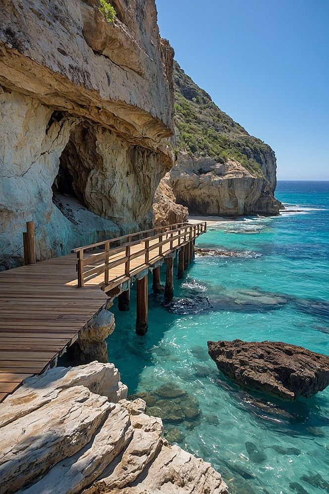 Building a Wooden Coastal Walkway and Boardwalk
