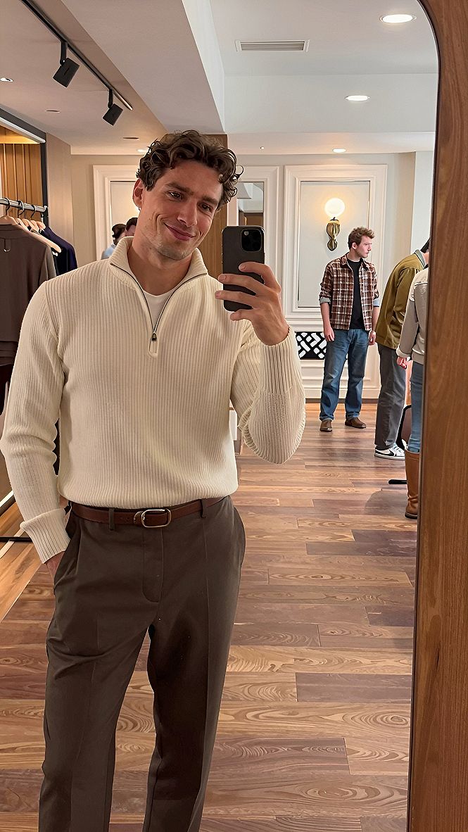 Styling the Half-Zip Sweater for Autumn Weather