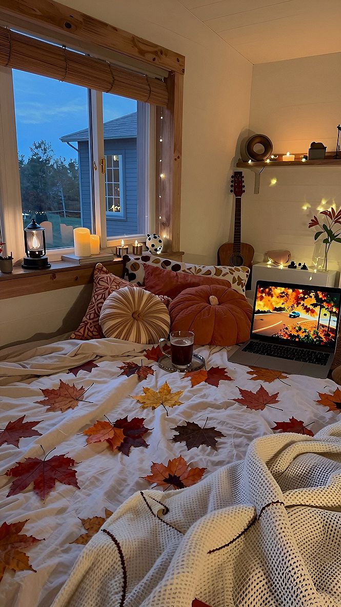 Adding Seasonal Fall Accents to Your Bedding