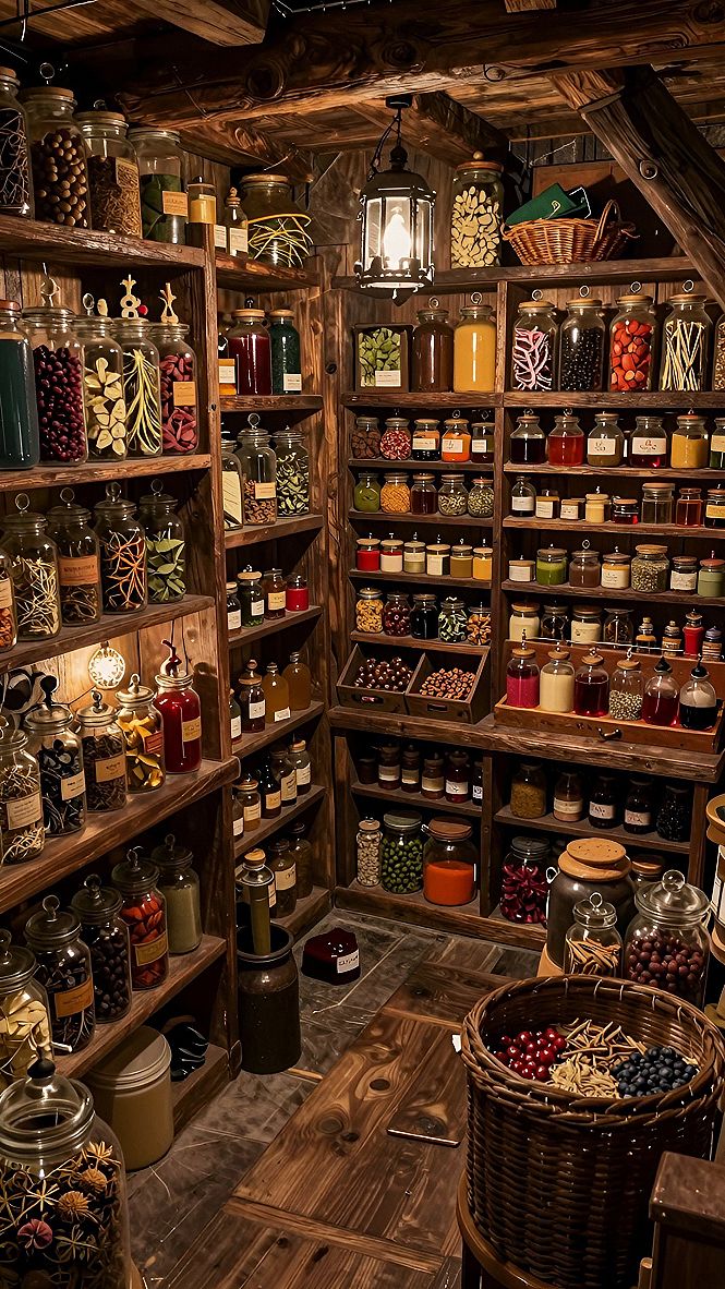 Setting Up a Traditional Castle Pantry
