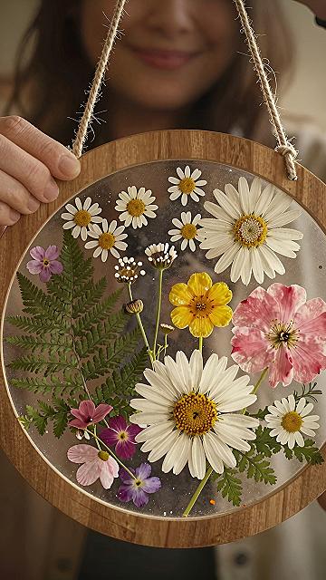 Making a Round Botanical Suncatcher