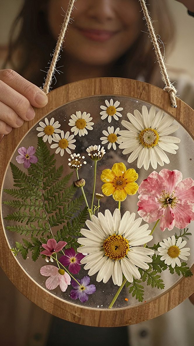 Making a Round Botanical Suncatcher