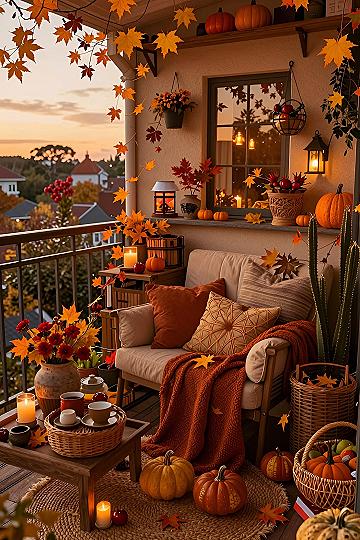 Adding Seasonal Warmth With Layered Autumn Textiles