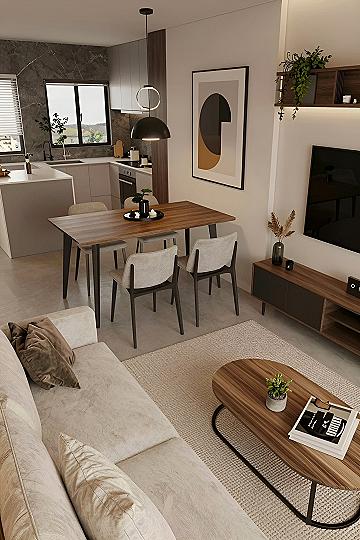 Using an Open-Concept Layout for Small Living and Dining Areas