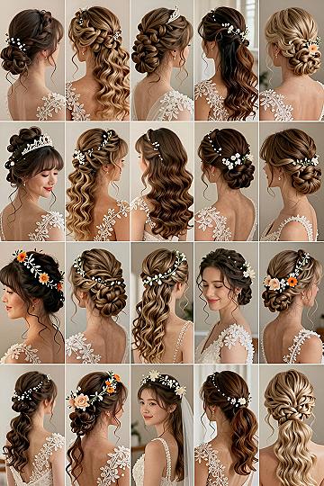 Choosing Soft Half-Up Bridal Waves
