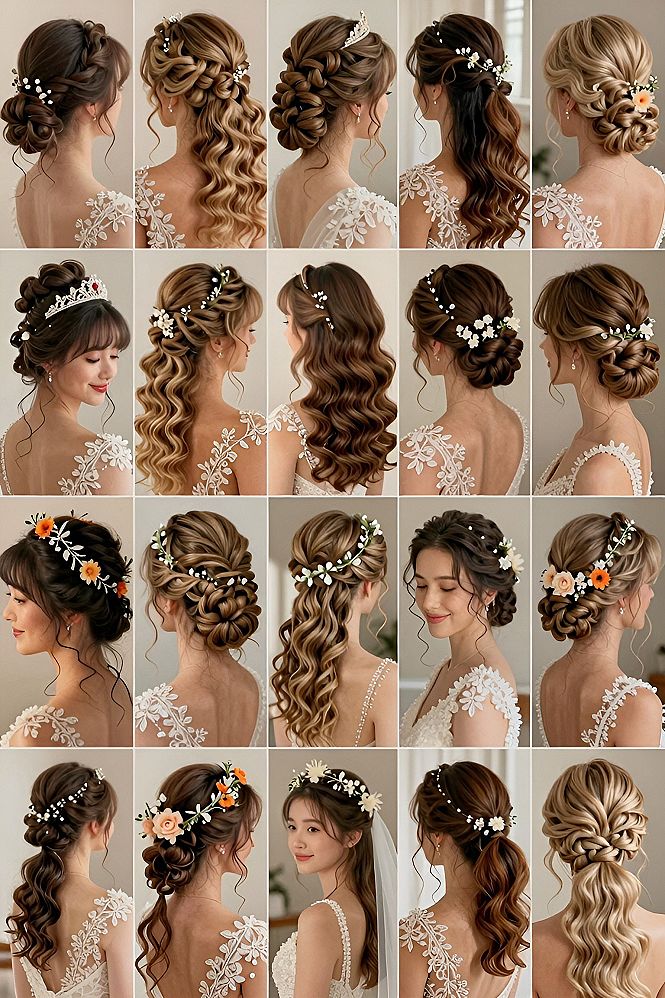 Choosing Soft Half-Up Bridal Waves