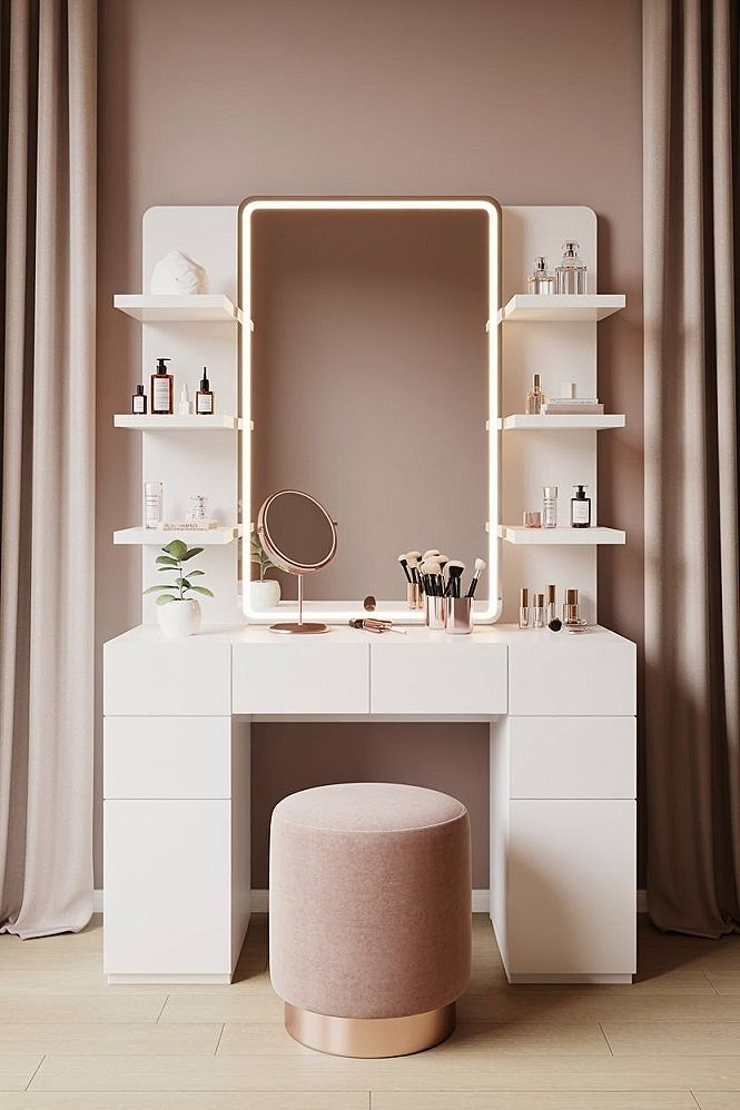 Modern Dressing Table Design for Chic Bedrooms