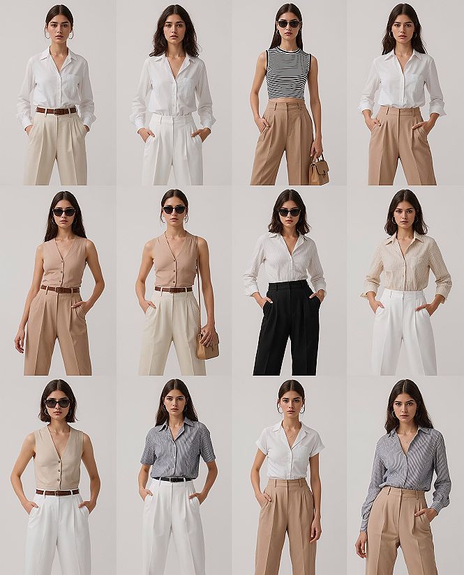 Old Money Elegance: High-Waisted Tailored Shorts Outfits