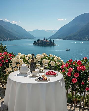 Lake Como Dreams: Breakfast with a View in Italy