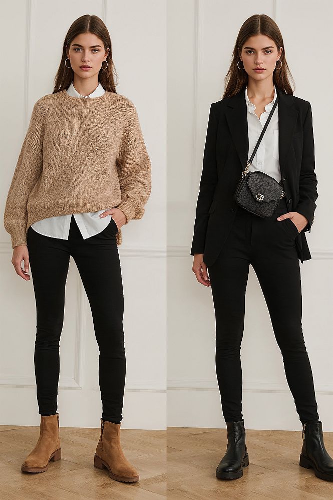 Smart Casual Leggings: Winter & Work Ready