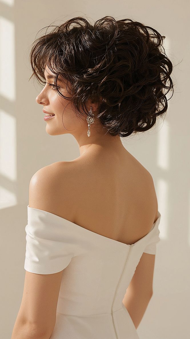 Curly Hair Wedding Updos: Celebrate Natural Bridal Beauty