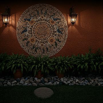 Stunning Outdoor Mosaic Art for Decorative Garden Walls