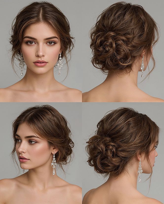 Elegant Low Bun Updo: Formal Hairstyles for Long & Medium Hair