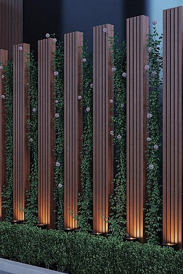 Sleek Wooden Fence Ideas for Modern Landscape Design & Home Yard