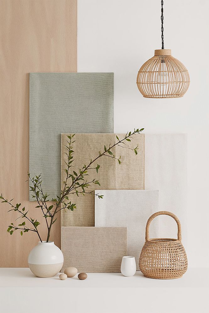 Japandi Interior Design Mood Board: Eclectic & Traditional Harmony