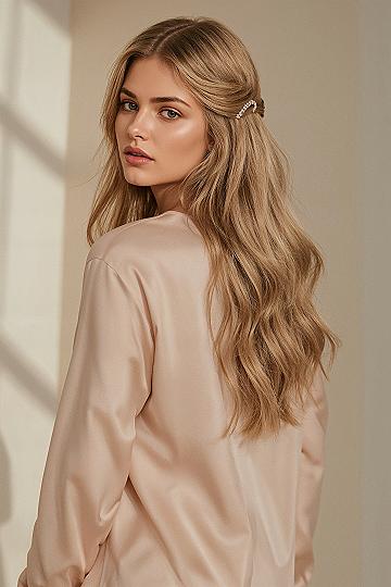 Elegant Wedding Hairstyles: Perfect Half Up Half Down for Long Hair