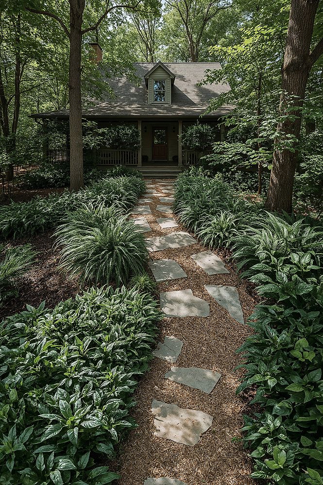 No Grass Front Yard Ideas: Beautiful Cottage Landscaping Inspiration