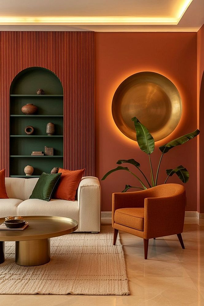 Mastering the Warm Contemporary Living Room Palette