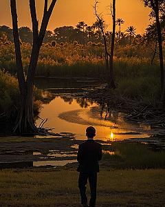 Finding Moody Reflections Along Wet Nature Trails