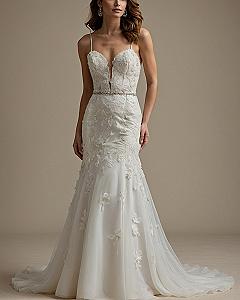 Why A Fitted Bodice With Spaghetti Straps Works So Well