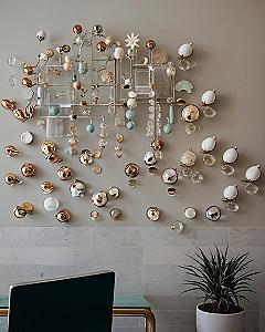 Mixing Soundwave Art With Sculptural Wall Pieces