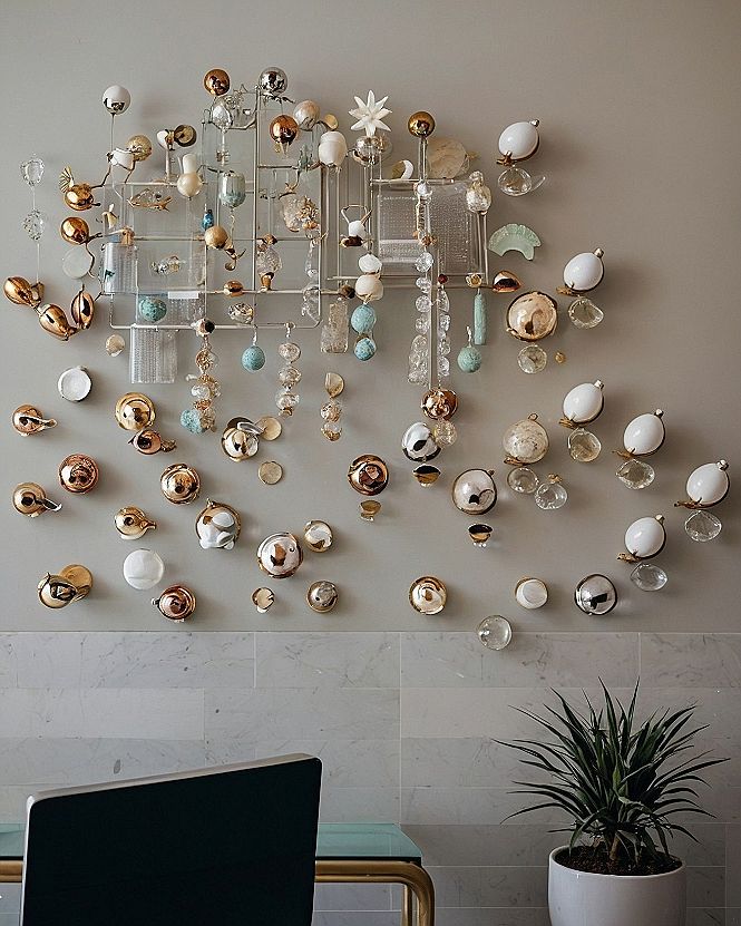 Mixing Soundwave Art With Sculptural Wall Pieces