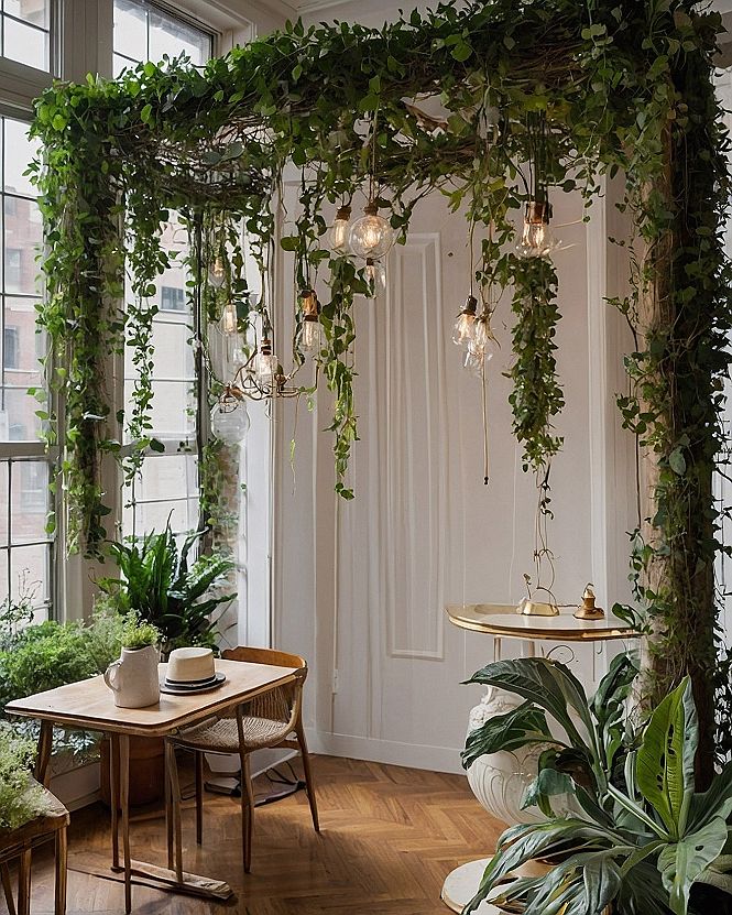 Designing a Woodland Canopy Wedding Altar